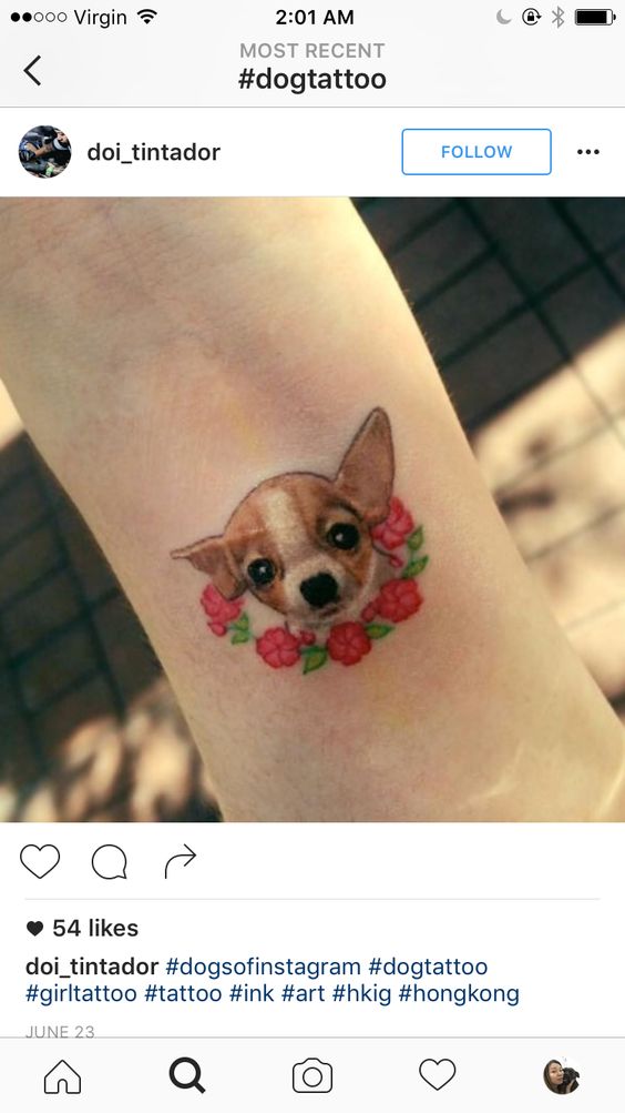 chihuahua tattoos 3