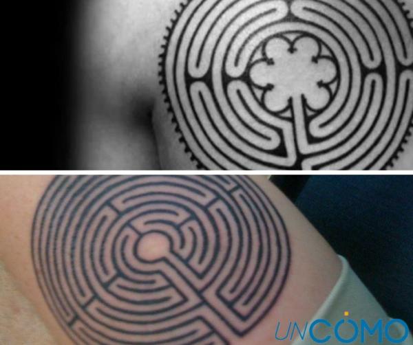 Celtic tattoos and their meaning - The labyrinth