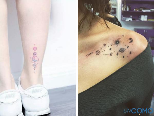 Constellation tattoos and their meaning - Tattoo of the galaxy