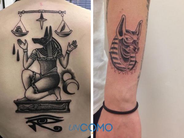 Egyptian tattoos: meanings - Egyptian Anubis tattoos: meaning