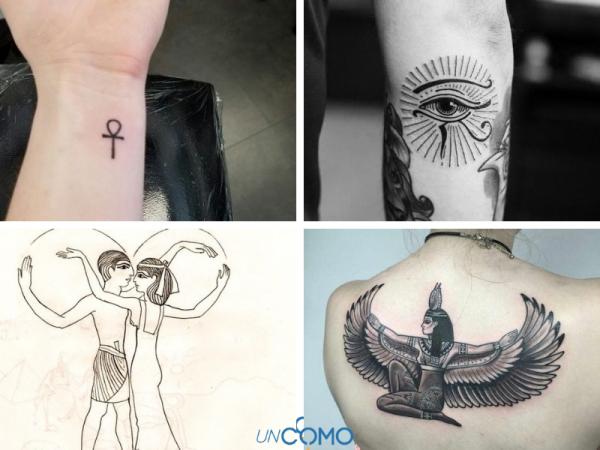 Egyptian tattoos: meanings - Egyptian love symbols for tattoos