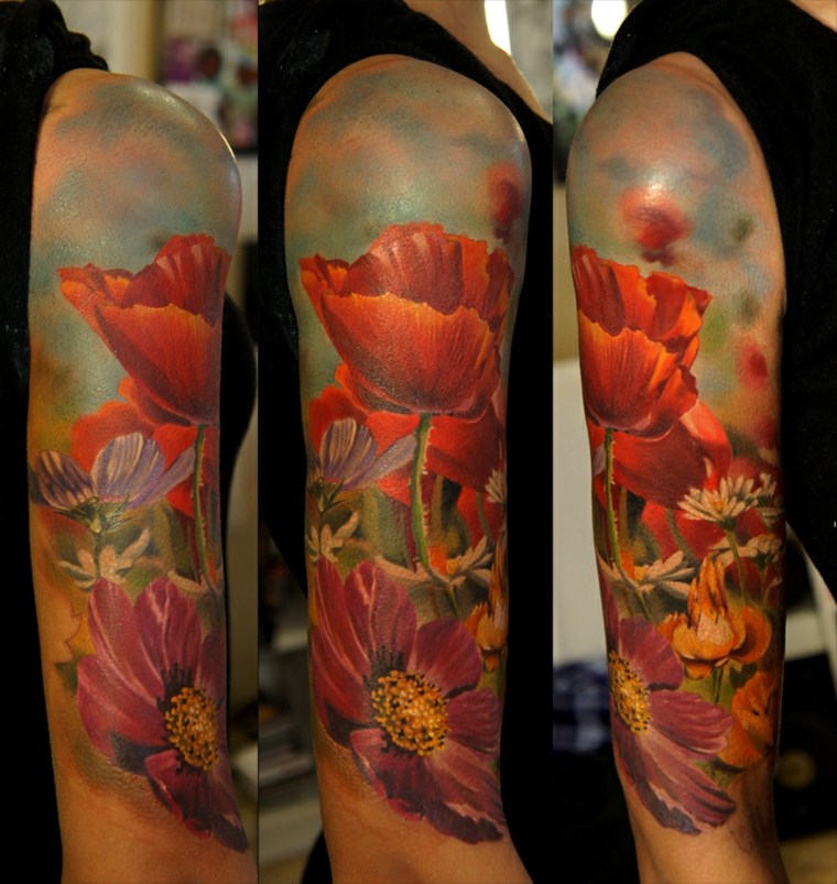 tattoo-flowers-wild