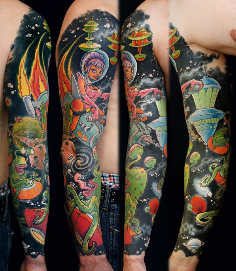 manga-science fiction tattoos