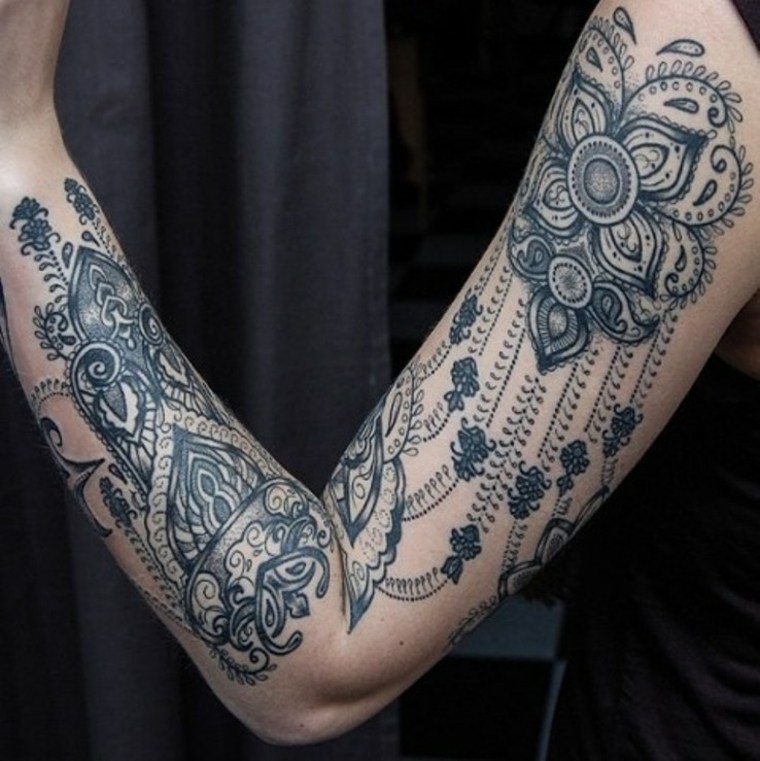 mandala sleeves tattoos