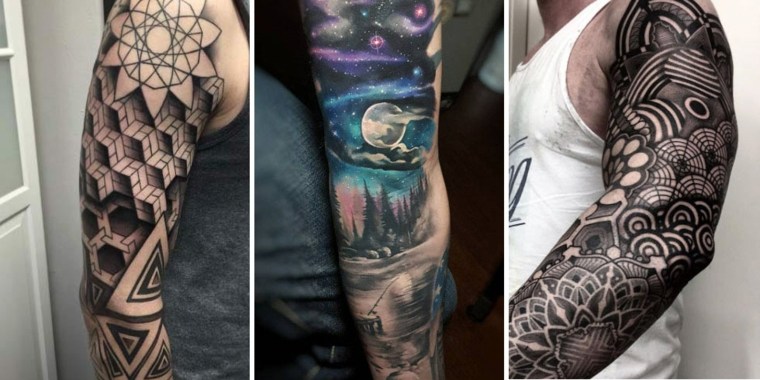 man sleeves tattoos