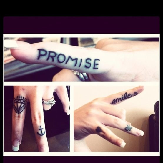 14 photo finger tattoo