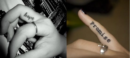 26 photo finger tattoo