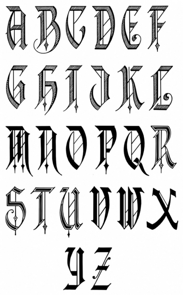 font for a tattoo