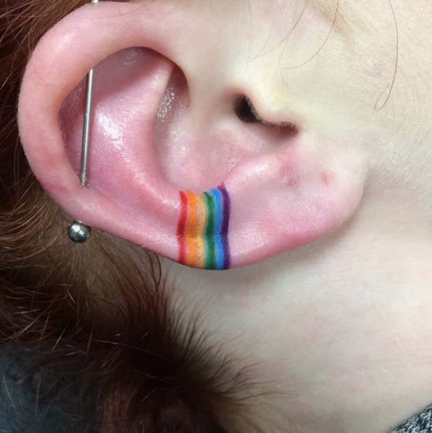 helix tattoos ears 7 - 12 helix tattoos that will fill your ears with color