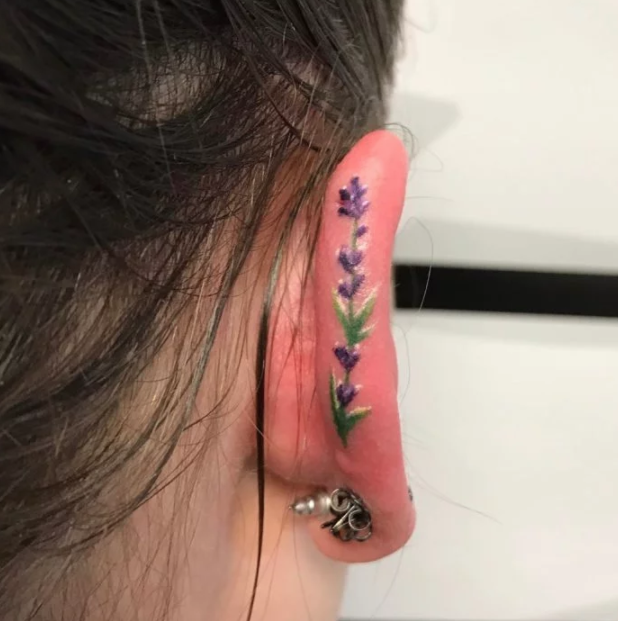 helix ears tattoos 11