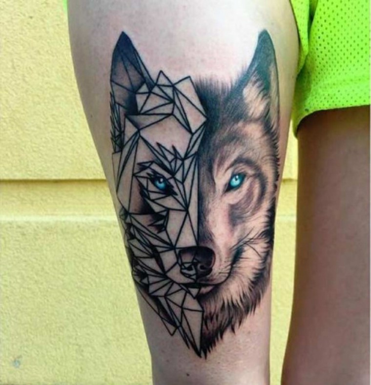 wolf tattoo-meaning-skin