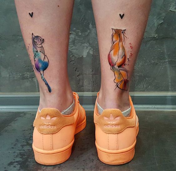 tattoos cats 7 - Cat Tattoos That Will Make All Cats Lover Crazy