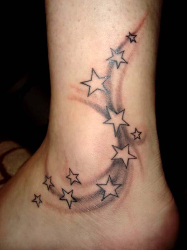 Design around the ankle of several stars