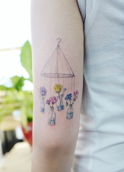 More than 60 charming tattoos All scientists will appreciate it  