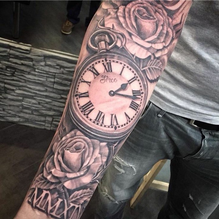 tattoos for men ideas reloj.jpg