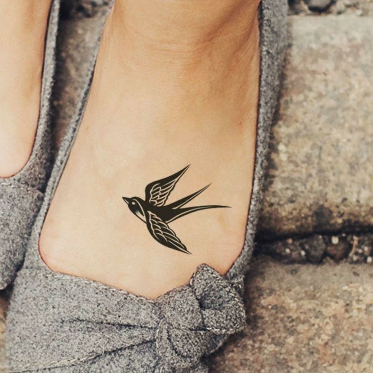 small tattoos-women-foot-birds