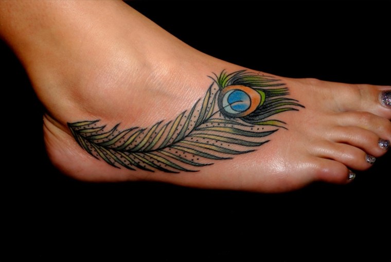 small tattoos-colors-foot-pen