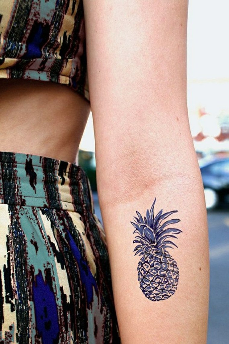 pineapple tattoo