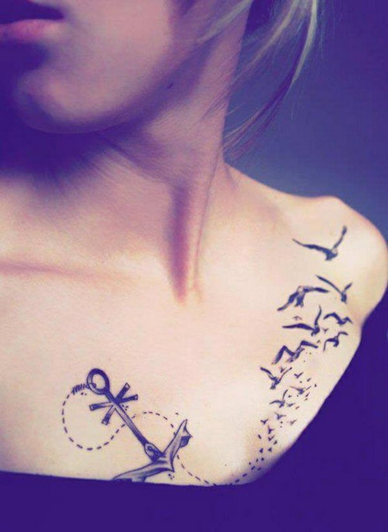 tattoo-of-anchor-and-birds