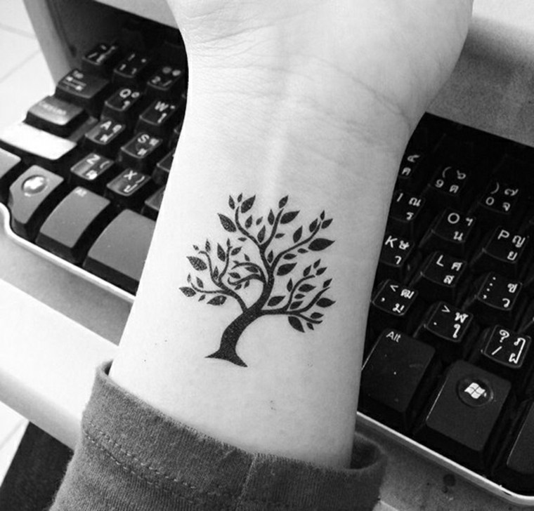 small tattoos for woman tree