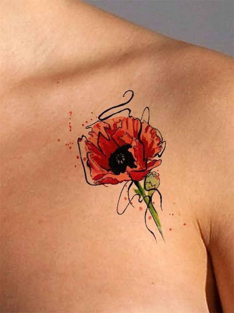 Poppy tattoos