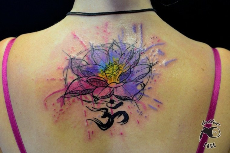 beautiful flower tattoo