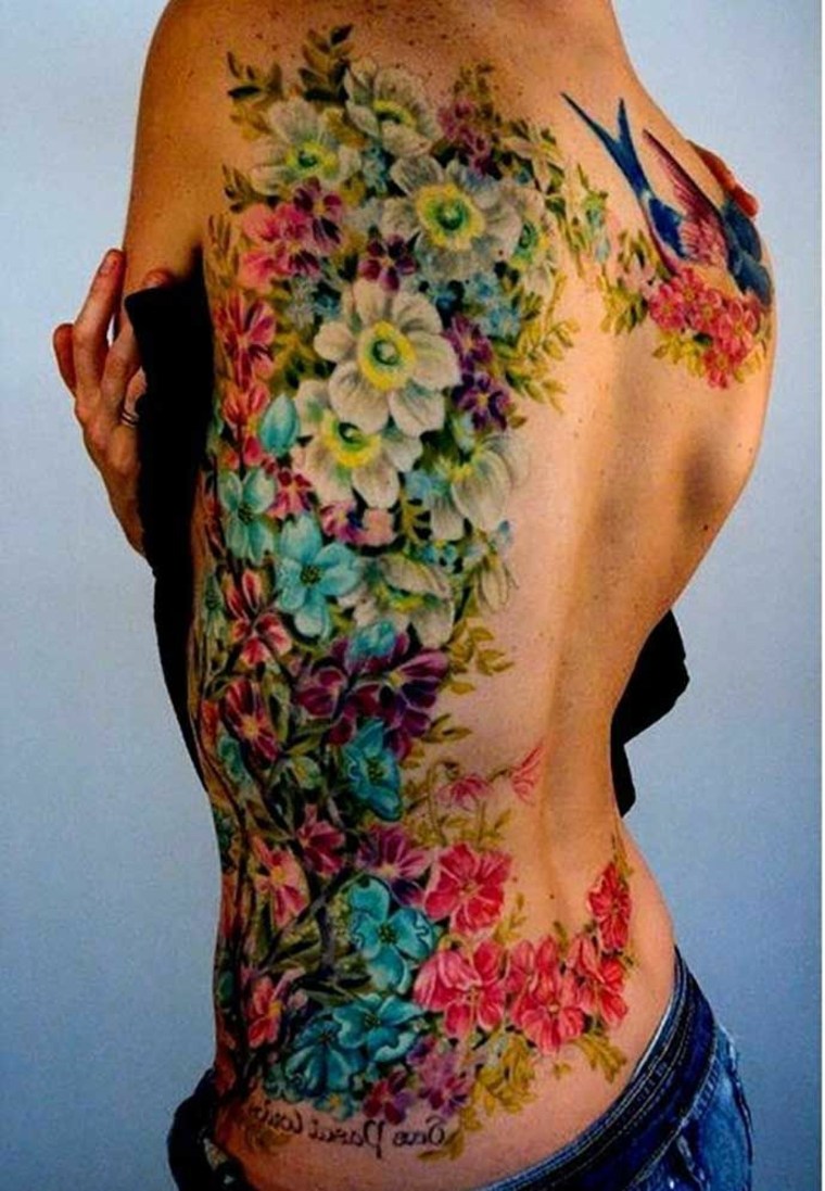 awesome flower tattoo