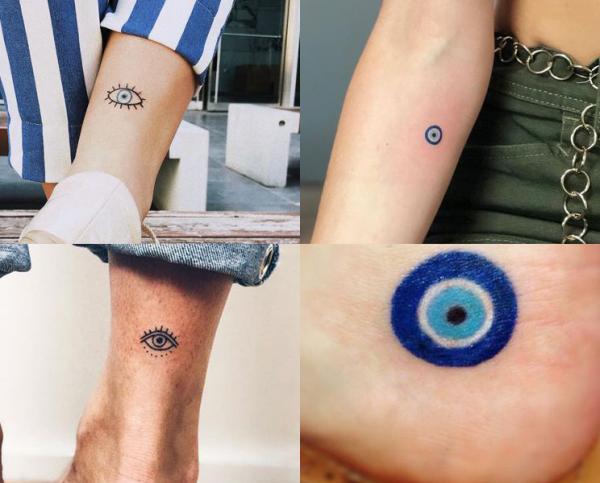 Meaning of the Turkish eye tattoo - Meaning of the Turkish eye tattoo in the area where the tattoo is