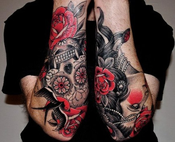 idea forearm tattoo 113