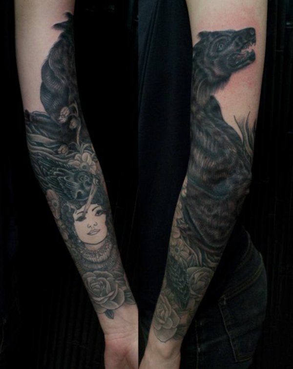 tattoo forearm model 119