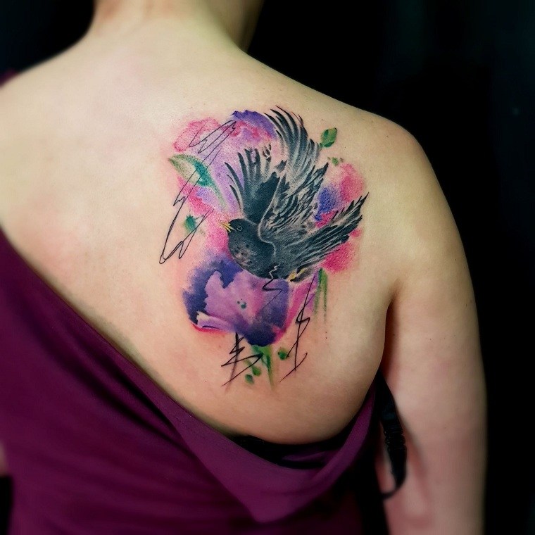 tattoos-elegant-trends-style-modern-colors-watercolor-beautiful