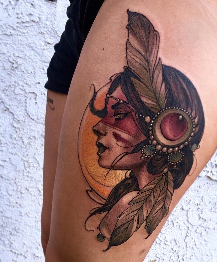 elegant tattoos-trends-style-modern-neo-traditional-tattoo