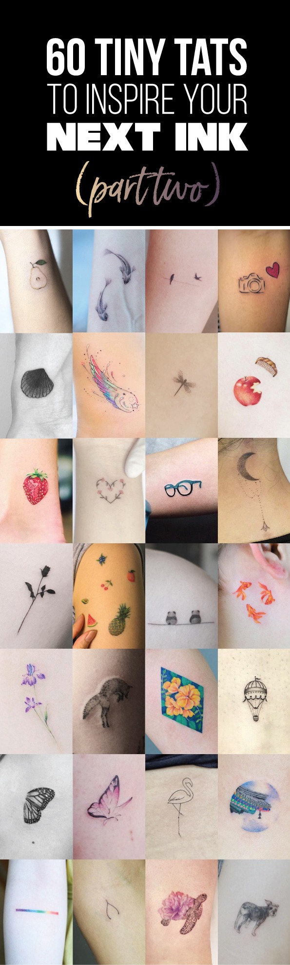 60 small tattoos as inspiration for your next ink (part 2)  