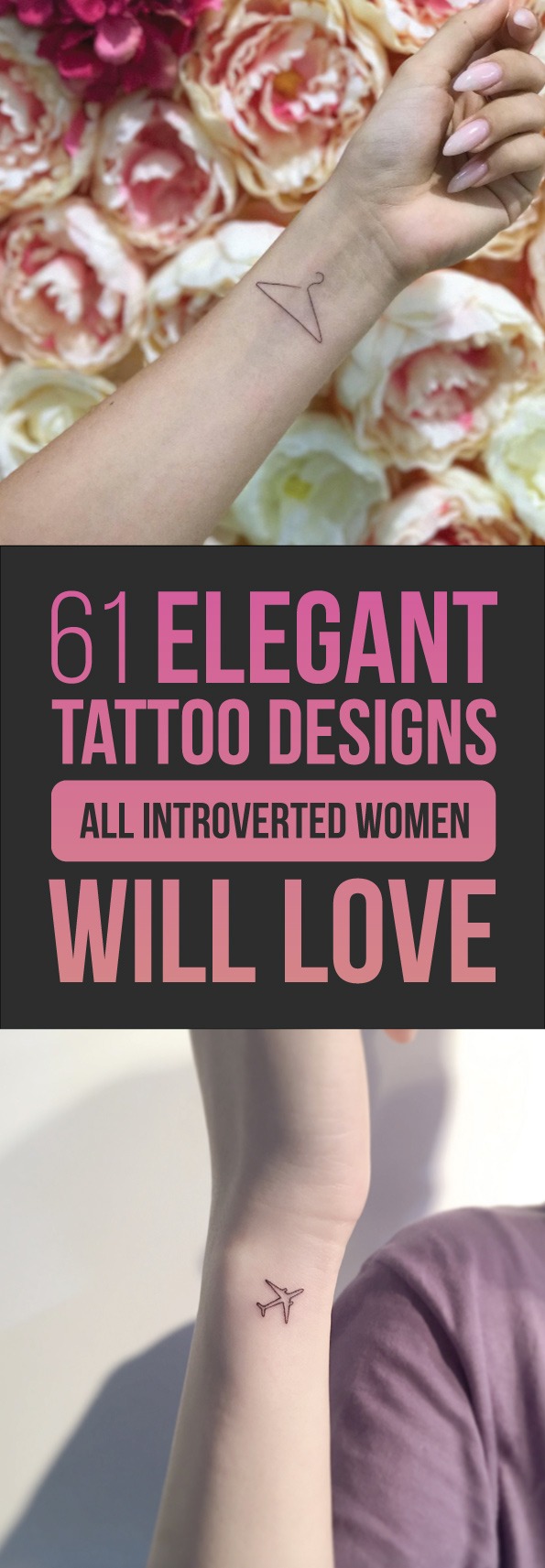 61 Elegant Tattoo Designs All introverted women will love  