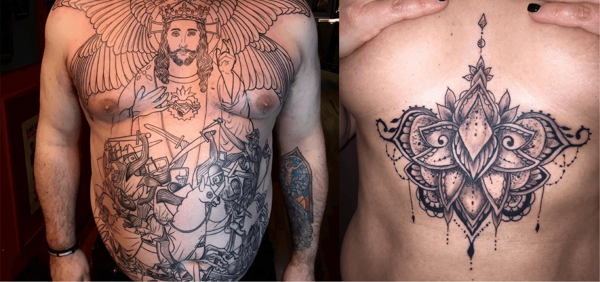 Linework and tattoo