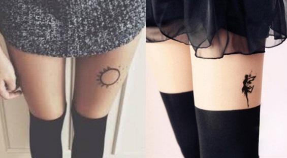 Tattoos for women on the leg - Ideas, tips and photos! - Small tattoos on the legs