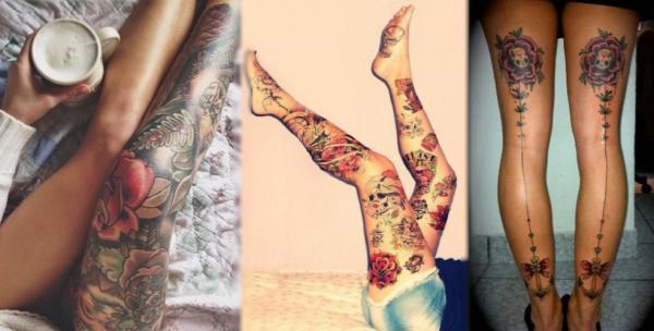 Tattoos for women on the leg - Ideas, tips and photos! - Tattoos for women on the entire leg