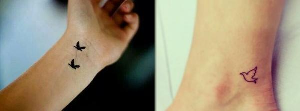8 small tattoos for women - Bird tattoo
