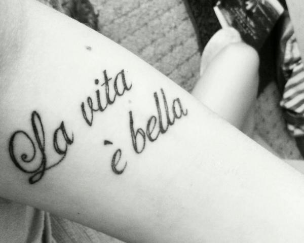 Short phrases for tattoos - Short phrases for tattoos in Italian