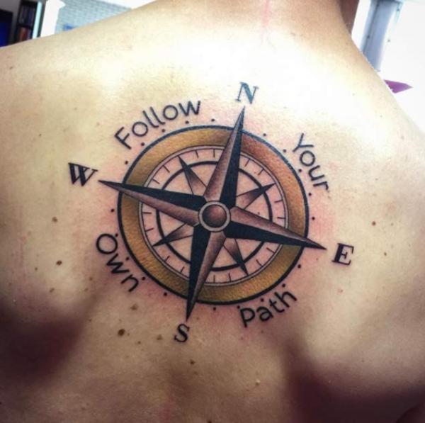 Meaning of compass tattoos - Compass tattoos to find the way