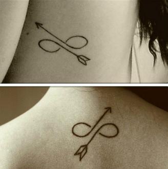 The best tattoos for sisters - Infinity Symbol