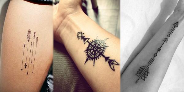 The best tattoos for men - Arrow tattoos
