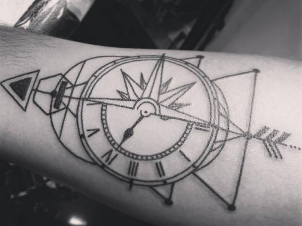 What is the meaning of arrow tattoos - Meaning of arrow tattoos with compasses