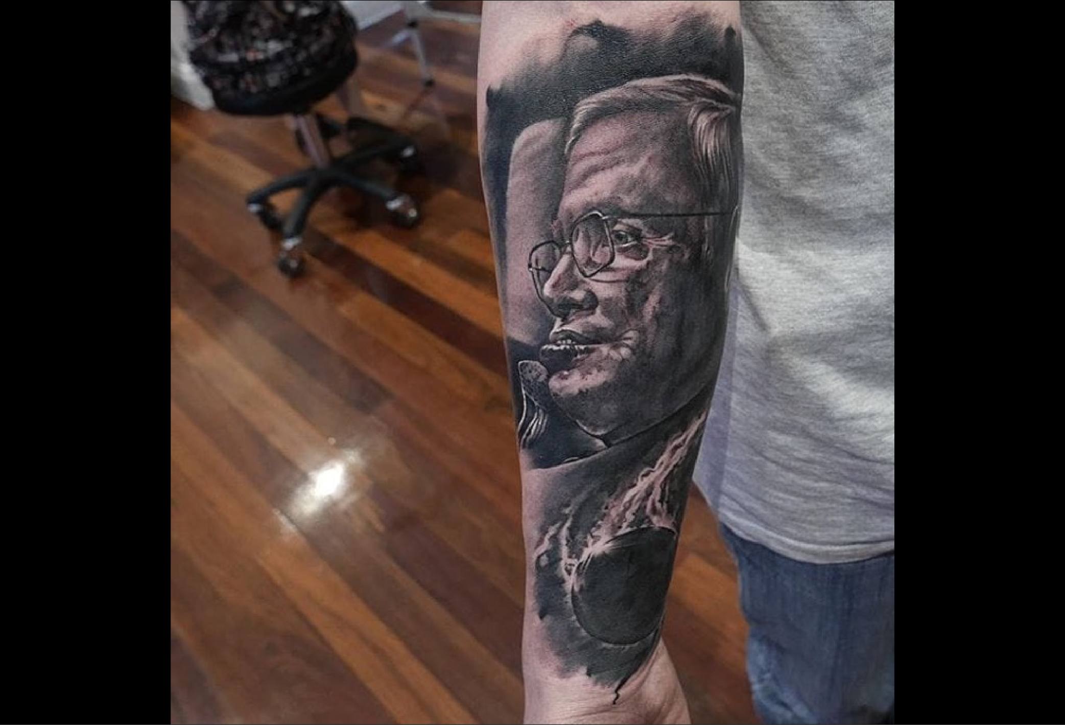 Stephen Hawking, by Benjamin Laukis