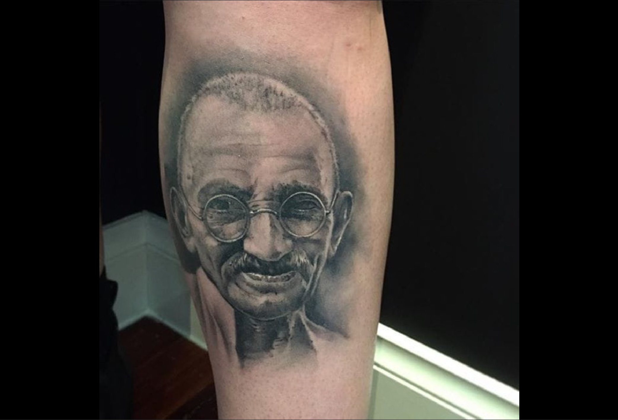 Gandhi, by Benjamin Laukis