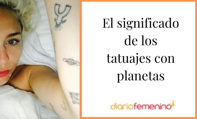 Tattoos with planets: meaning and interpretation